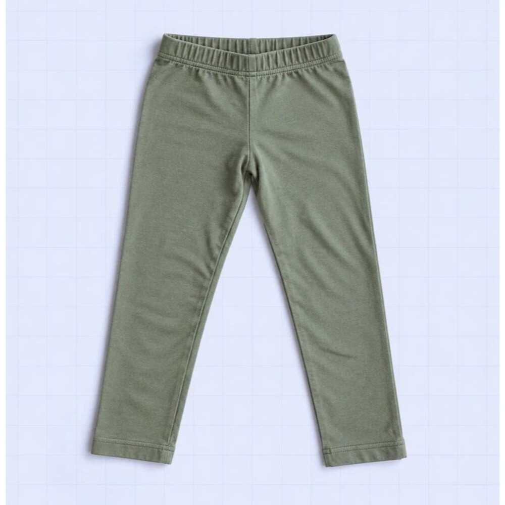 Old Navy Girls 4T Olive Green Full Length Cotton Stretch Leggings